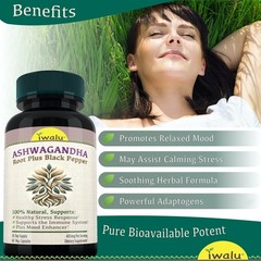 Cortisol Lowering Supplement: Stress Reduction & Cortisol Control – Ashwagandha