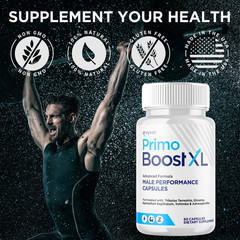 (1 Pack) Primo Boost XL Advanced Male Pills PrimoBoost XL Supplement 60 Capsules