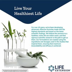 Life Extension Citicoline (CDP-Choline) – 60 Vegetarian Capsule 2 Pack