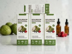 Soursop Multivitamin Liquid Drops 60ml | Organic Leaf Extract & Bitters Oil