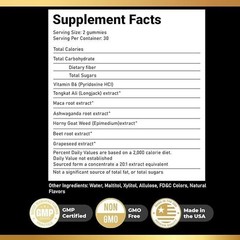 NEW Alpha Bites Gummies AlphaBites Max Performance Gummy (1 Month Supply) 1-3PCS