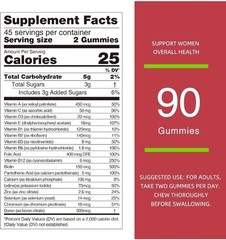 Nature’s Key Multi multivitamin for Her Gummies Strawberry (90) Women