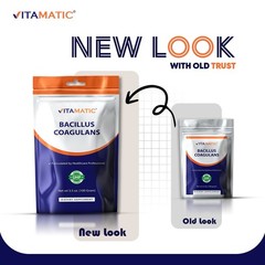 Vitamatic Bacillus Coagulans Probiotic Powder – Digestive Support 100 Gr