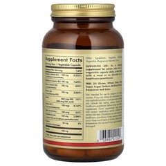 2 X Solgar, B-Complex “100”, 100 Vegetable Capsules