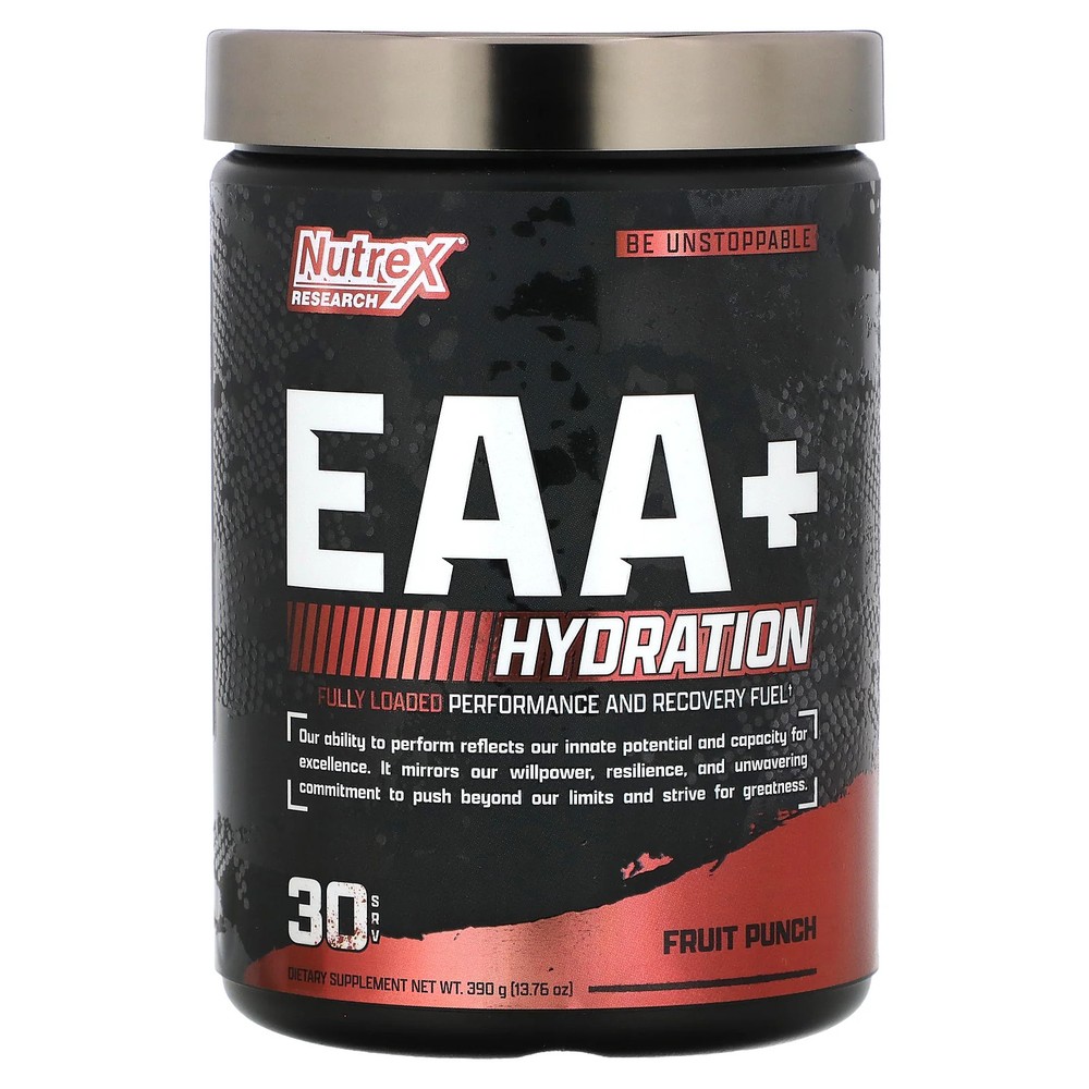 2 X Nutrex Research, EAA+ Hydration, Fruit Punch, 13.76 oz (390 g)