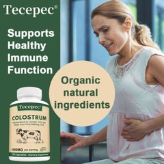 Colostrum Capsules Improve Overall Athletic Performance Boost Immunity 120 Pills
