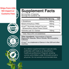 Pro Liver Support Supplement – 2X More Effective than 60 Count (Pack of 1)