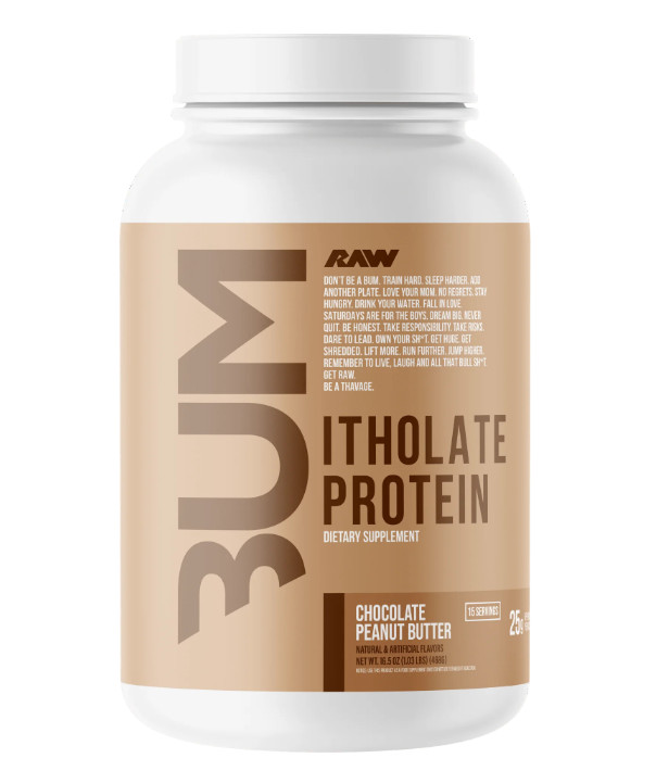 RAW Nutrition BUM Isolate Protein Chocolate Peanut Butter 15 Servings