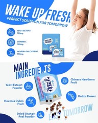 (Pack of 20) Easy Tomorrow After Drink Hangover Relief, 0.1oz (3g) 상쾌환