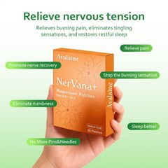 Nervana+ Avalaine Vitamin B12 Patches With Magnesium 30 Pieces Soothing Patches