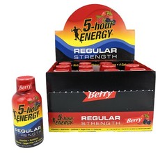 5 Hour Energy Shots Drink, Regular & Extra Strength, CHOOSE YOUR FLAVOR, 1.93 OZ