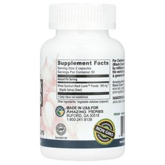 2 X Amazing Herbs, Black Seed�, Original Plain, 100 Vegetarian Caps (475 mg per