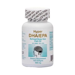 HYPER DHA EPA (100 SOFTGELS/bottles ) refined deep sea fish oil 100 sg