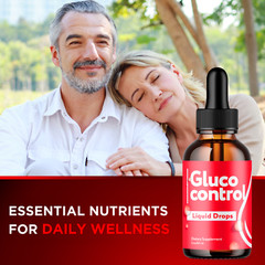 (5 Pack) Gluco Control Blood Support Drops Advanced Vitamin Supplement 2ML