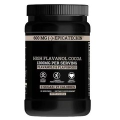 Black Flavanol Top-Quality Forest Cocoa 1200mg, Powder Rich in Flavonoids, An…
