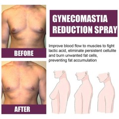 NEW 30ml AUCHEST Gynecomastia Reduction Spray Body Shaping (-50% OFF) 2023 Hot