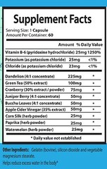 Water Pill (3 Bottles, 180 Capsules)