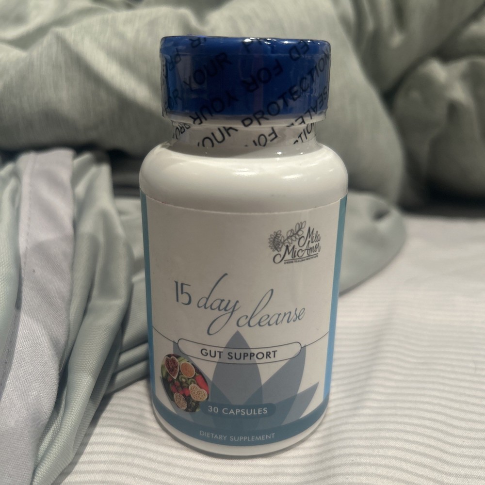 Mila MiAmor 15 Day Cleanse Gut Support 30 Capsules EXP 08/2026