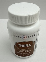 GeriCare Thera High Potency Multivitamin Nutritional Supplement 100 Caps BB 3/27