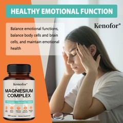 Triple Magnesium Complex Brain Sleep Health L Threonate Glycinate Mood 120 Caps