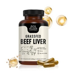 Desiccated Beef Liver Capsules, Grass Improved Fed Beef Liver Dietary Supplement
