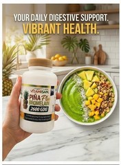 Ultra Strength Bromelain Pineapple Enzyme Bottle 2600g 90 Capsules Pills NoGMO