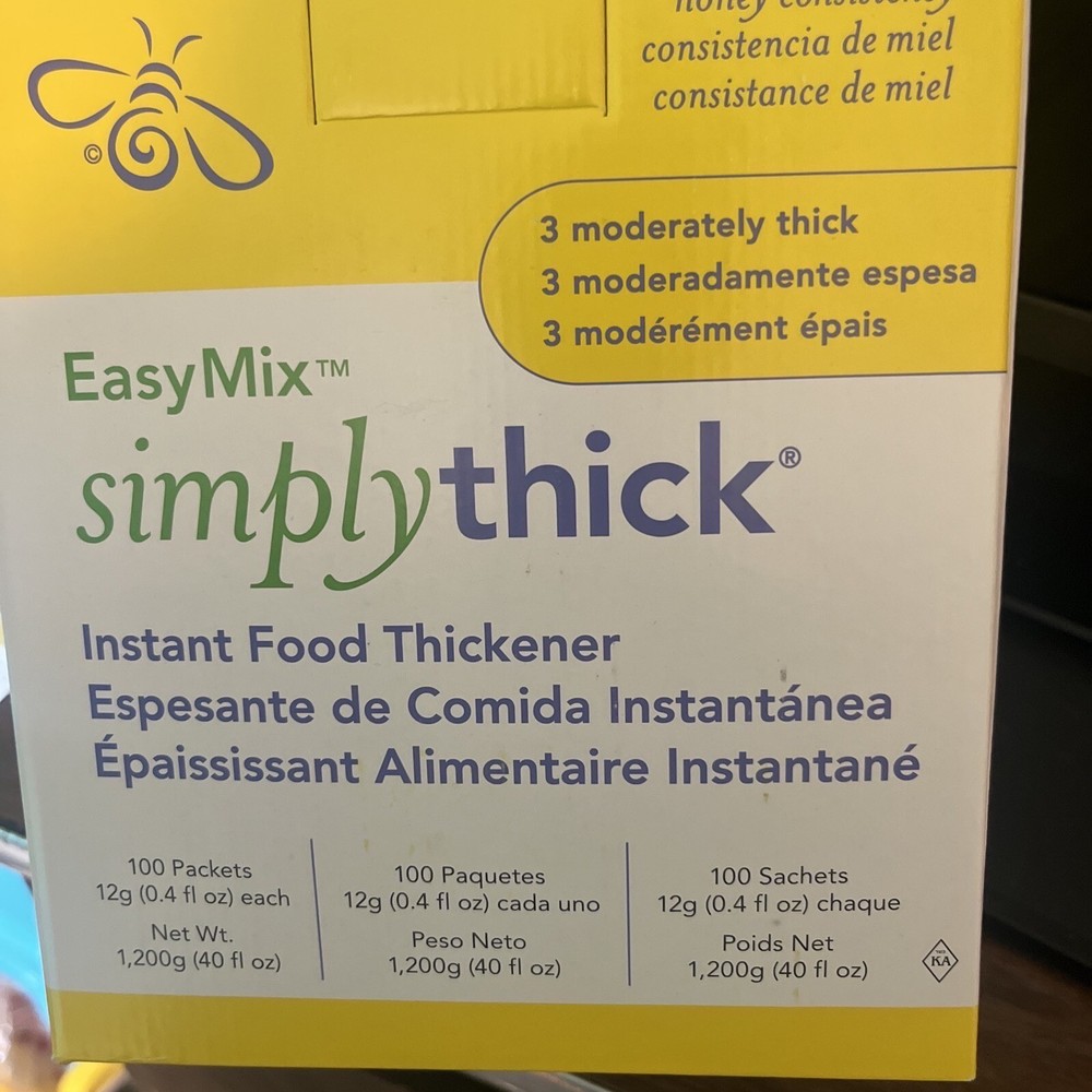 Simply Thick Easy Mix Thickener – Honey Consistency 100 count