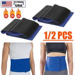 2x Waist Trimmer Undershirt Waist Trainer for Women Men Abdominal Control Shaper