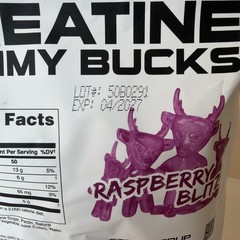 Bucked Up Creatine Gummy Bucks Raspberry Blitz – 17.6 Oz – Brand New Gummies