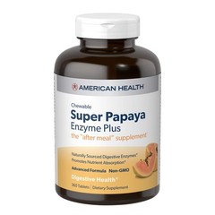 , Super Papaya Enzyme Plus Chewable Tablets, 360 Count