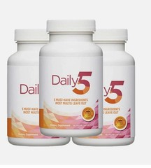 Preferred Doctors’ Daily5 90 Vegan Capsules Dietary Supplement 3PACK