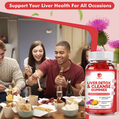 Liver Cleanse & Detox Support Supplement 3000mg with 24 herbs + Milk Thistle