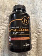 ZenMen Anti-Alcohol Cravings Supplement 60 Capsules Vegan *EXP 04/2026*