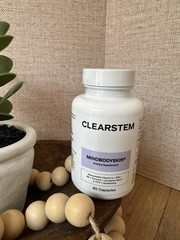CLEARSTEM MINDBODYSKIN Hormonal Acne Supplement -90 Capsules Sealed Exp 6/27