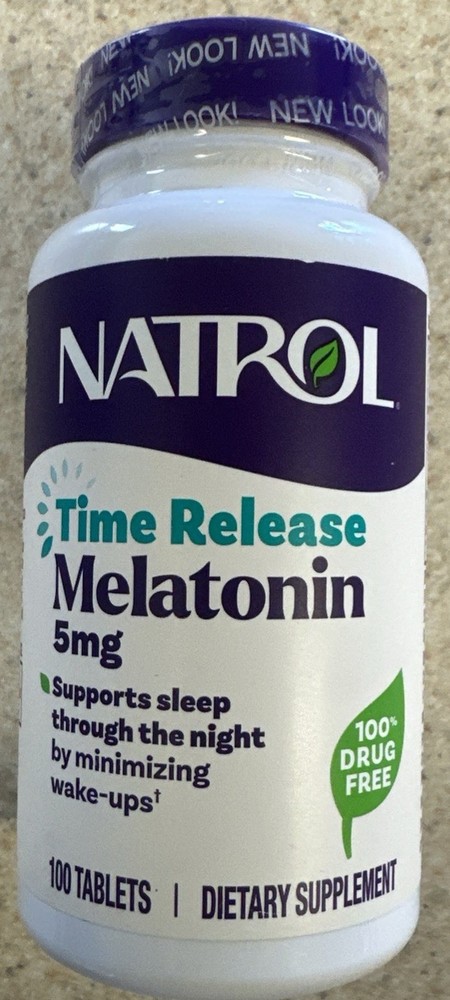 Natrol Sleep Time Release Melatonin – 5 mg – 100 tablets – Exp 5/2028