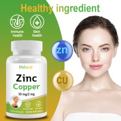 Zinc Copper 50mg/2mg Supports Immunity and Skin Health