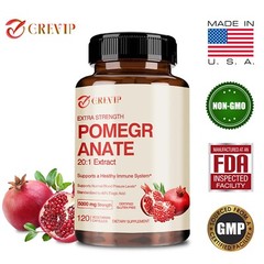 Pomegranate 5000mg – 40% Ellagic Acid – Cardiovascular Health, Healthy Aging