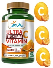 Vitamin C High Absorption Supplements Immune Support fast shipping 2 bottles