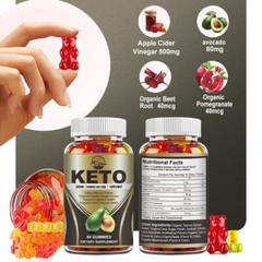 Super Slimming Keto Gummies 2000MG ACV with Pomegranate,Beet Root Weight Loss