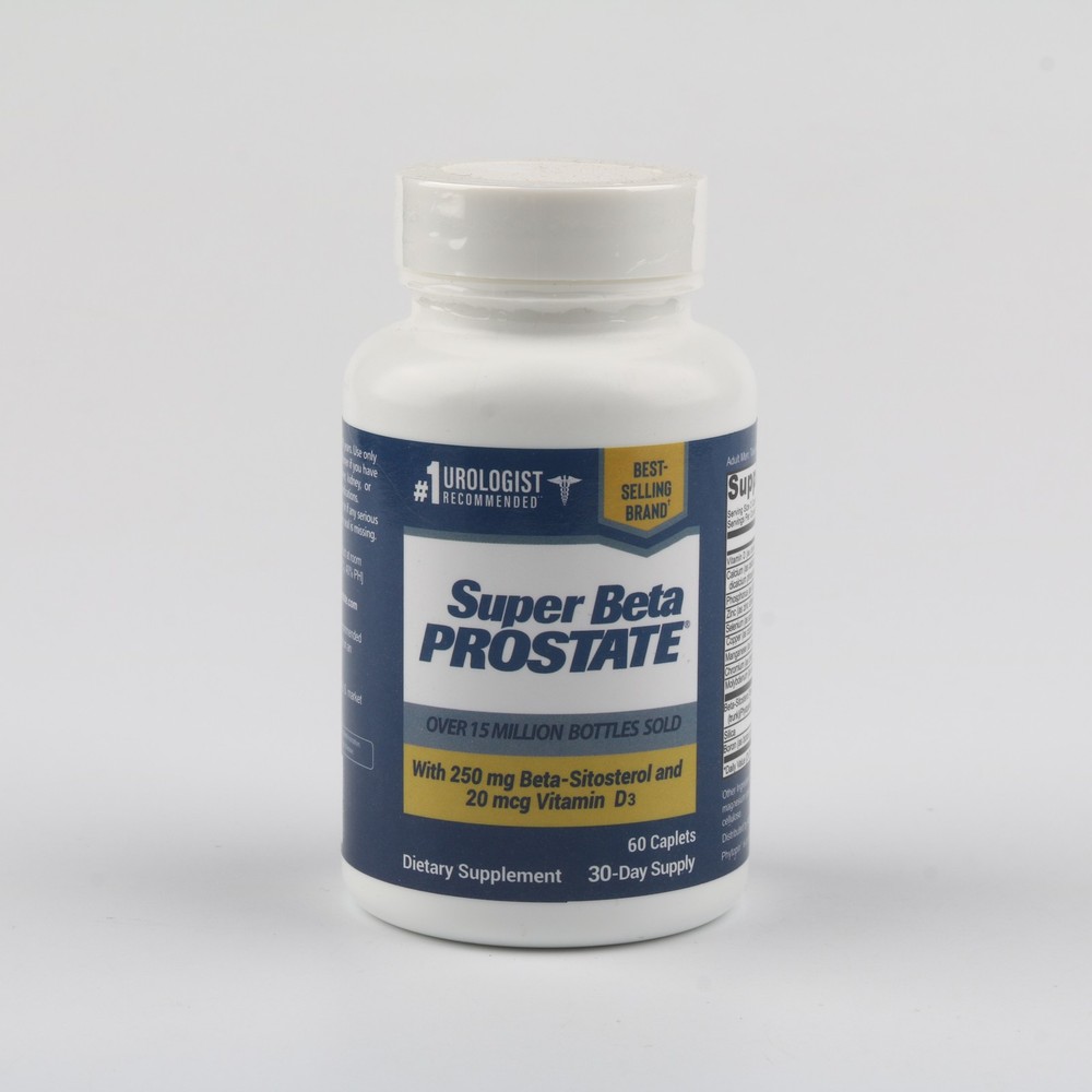 SUPER BETA PROSTATE ADVANCED expires 4/2028 60 ct tablets Caplets
