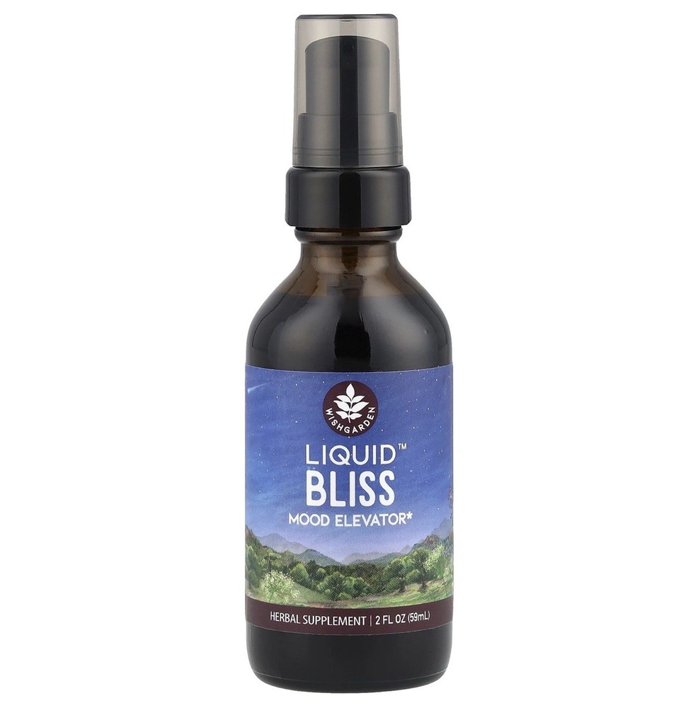 Wish Garden Liquid Bliss, Mood Elevator, 2 fl. oz. Exp 8/28 Free Shipping