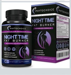 Night Time Weight Loss 60Pills -Carb Blocker Appetite with Melatonin-Fat Burner