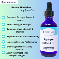 Renew MInd Homeopathic Support for Vitality & Mental Focus 2 fl oz