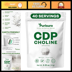 CDP Choline Powder 10g – Citicoline Supplement for Focus, Energy & Cognitive Boo