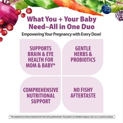 Rainbow Light Prenatal DHA Vitamins for Women | 30 Count (Pack of 2), Green