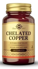 Highly Bioavailable Chelated Copper – 100 Tablets for Skin, Nail & Hair Wellness