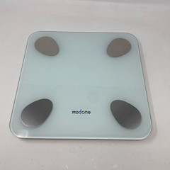 Modone Smart Body Fat Scale BF1807-BT White 11in Bluetooth 400lb