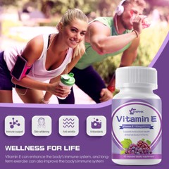 Double Strength Vitamin E Tocotrienols – 180 mg 400 IU ( 60 Capsules )