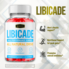 (3 Pack) Libicade Gummys Advanced Male Support Formula Vitamin 180 Gummies