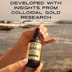 I Am Joy Co. Ormus Gold Oil Monoatomic | Supports 3.38 Fl Oz (Pack of 1)
